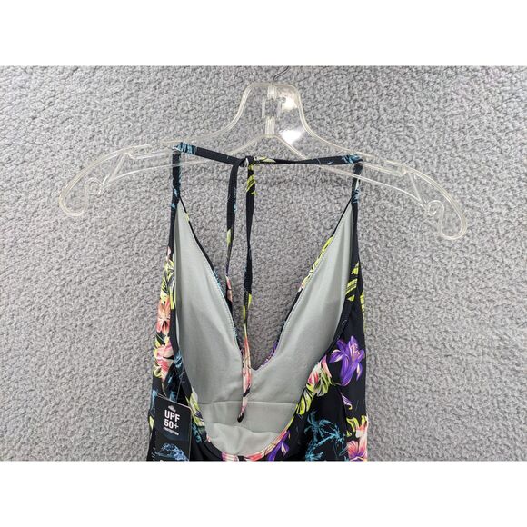 *NEW* Speedo Women's Swimsuit One Piece V-Neck Halter Contemporary Cut sz 8 - Picture 6 of 9